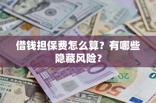 武汉借钱担保费怎么算？有哪些隐藏风险？