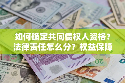 武汉如何确定共同债权人资格？法律责任怎么分？权益保障技巧揭秘！