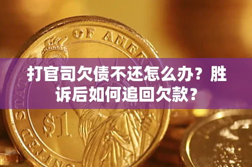 武汉打官司欠债不还怎么办？胜诉后如何追回欠款？