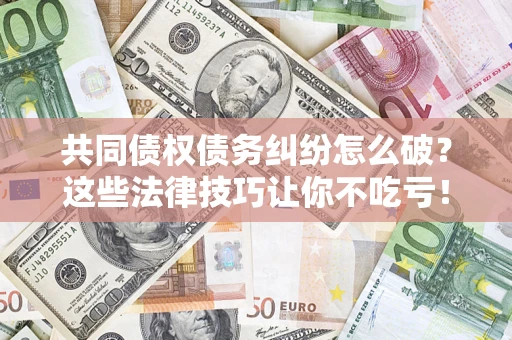 武汉共同债权债务纠纷怎么破？这些法律技巧让你不吃亏！