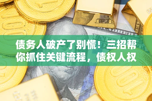 武汉债务人破产了别慌！三招帮你抓住关键流程，债权人权益不再缩水