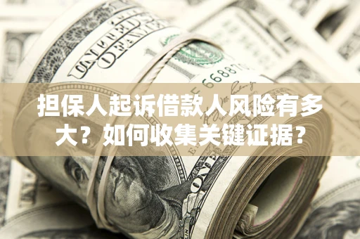 武汉担保人起诉借款人风险有多大？如何收集关键证据？