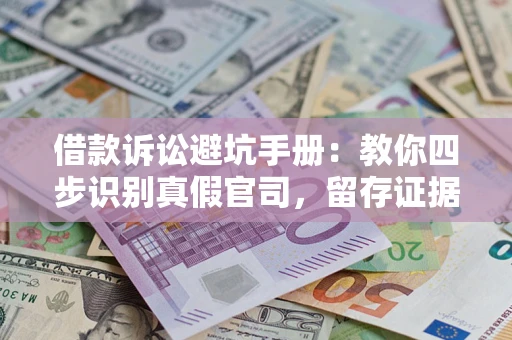 武汉借款诉讼避坑手册：教你四步识别真假官司，留存证据不踩雷