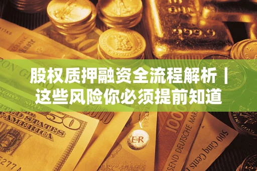 武汉股权质押融资全流程解析｜这些风险你必须提前知道