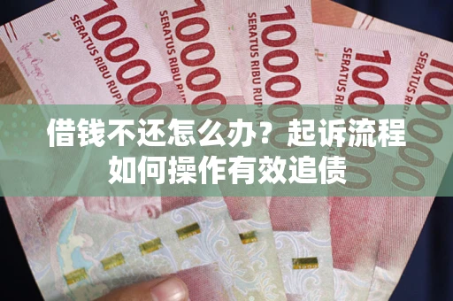 武汉借钱不还怎么办？起诉流程如何操作有效追债