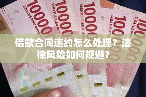 武汉借款合同违约怎么处理？法律风险如何规避？
