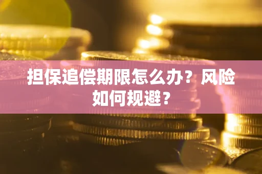 武汉担保追偿期限怎么办？风险如何规避？