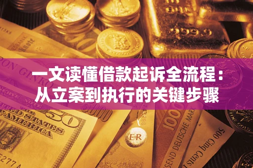 武汉一文读懂借款起诉全流程：从立案到执行的关键步骤