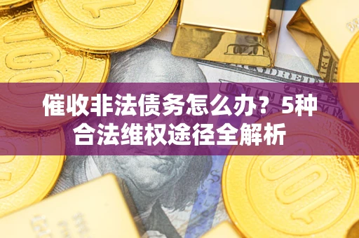 武汉催收非法债务怎么办？5种合法维权途径全解析